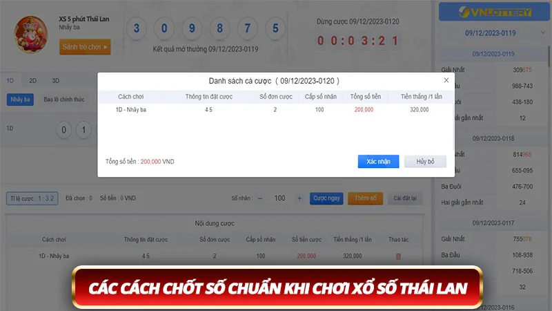 Các cách chốt số chuẩn khi chơi xổ số Thái Lan