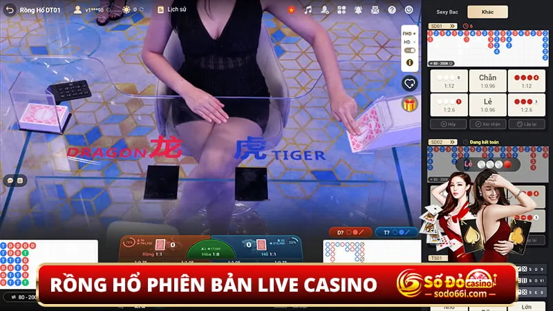 Rồng Hổ phiên bản live casino