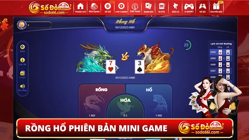 Rồng Hổ phiên bản mini game